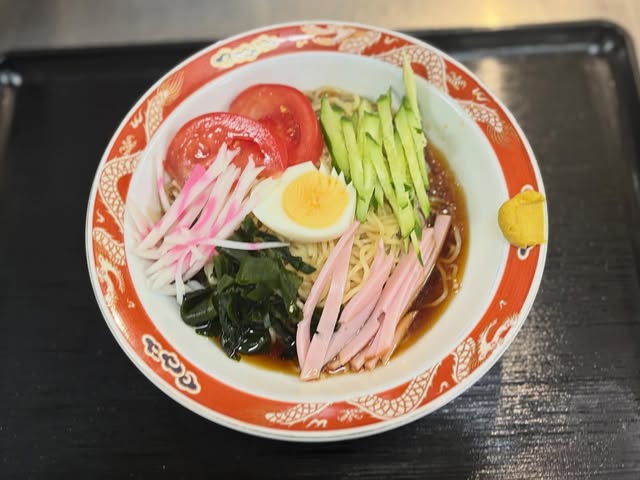 高砂食堂の冷やし中華、Instagram投稿より